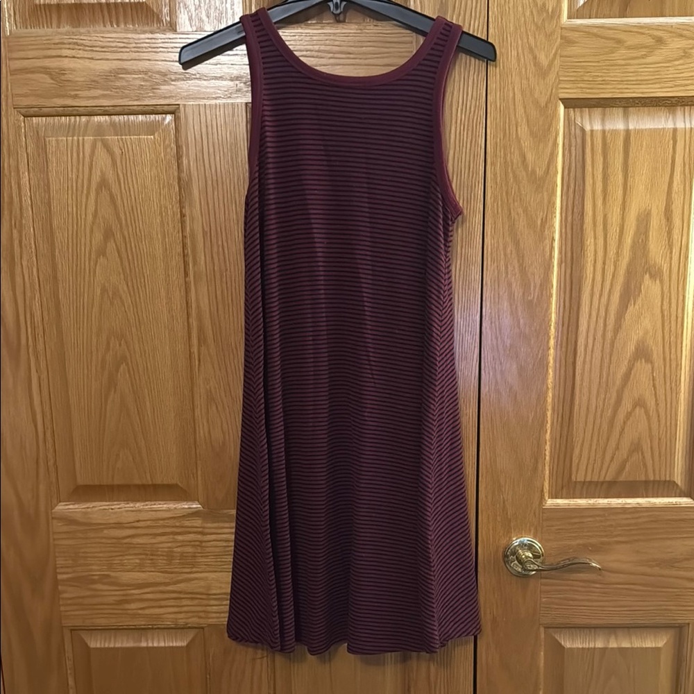 Old Navy Red Scoop Neck Sleeveless Mini Dress